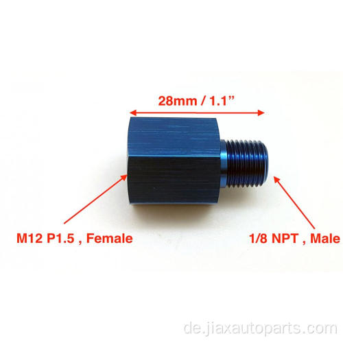 Kraftstoffdruckmesser M12*1,5 Buchse auf 1/8NPT Stecker